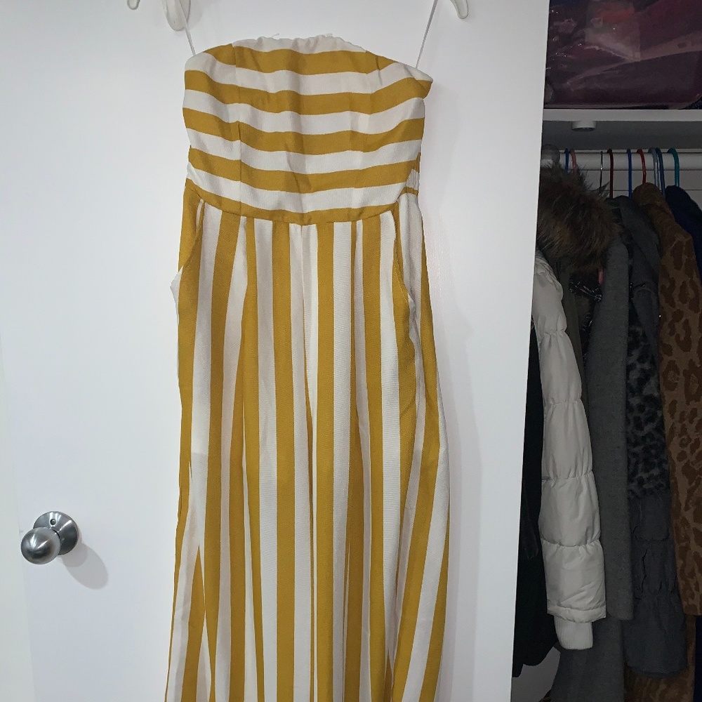 Striped jumpsuit